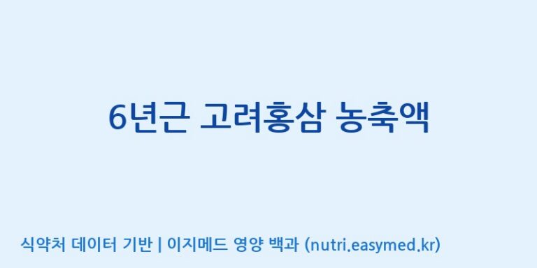 [(주)화인내츄럴] 6년근 고려홍삼 농축액 효능, 성분 및 부작용 주의사항 완벽 정리