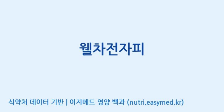 [주식회사 다원바이오텍] 웰차전자피 효능, 성분 및 부작용 주의사항 완벽 정리