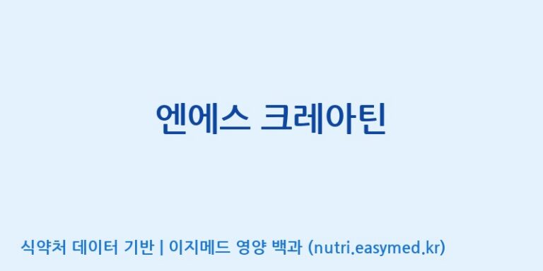 [노비스바이오(주)] 엔에스 크레아틴 효능, 성분 및 부작용 주의사항 완벽 정리