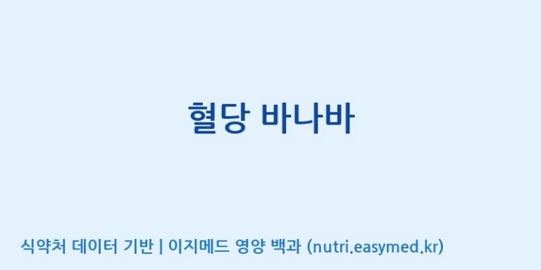 [주식회사 코스팜] 혈당 바나바 효능, 성분 및 부작용 주의사항 완벽 정리