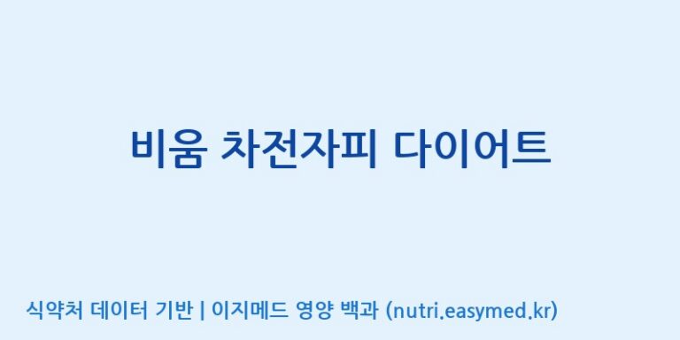 [한국바이오팜(주)] 비움 차전자피 다이어트 효능, 성분 및 부작용 주의사항 완벽 정리