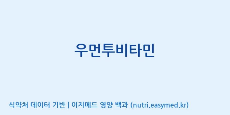 [코스맥스바이오(주)] 우먼투비타민 효능, 성분 및 부작용 주의사항 완벽 정리